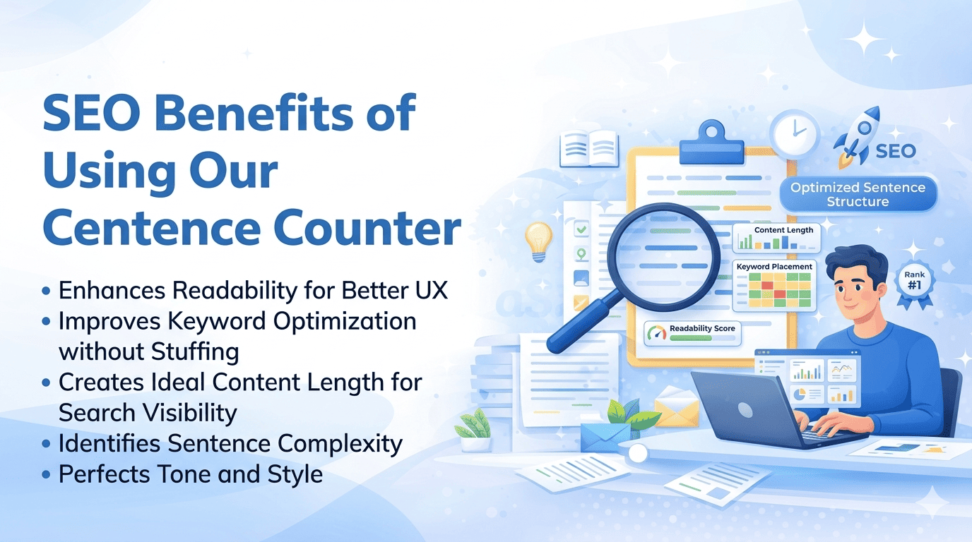 SEO Benefits of Using Our Sentence Counter